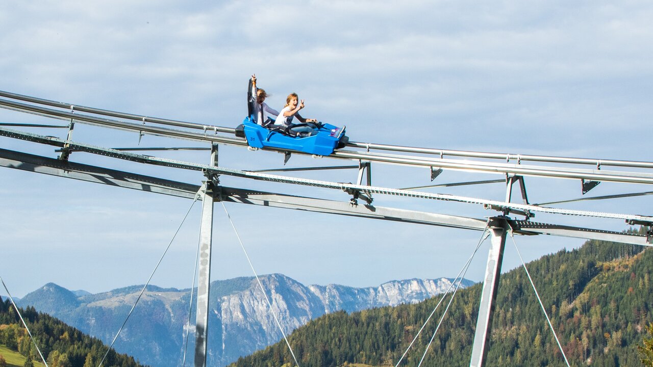 Alpine Coaster in the Drachental Family Park Wildsch nau