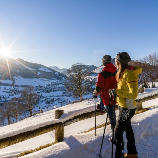 Winterwanderung in der Niederau