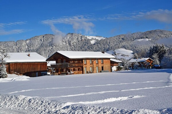 Ferienhaus Dahoam im Winter