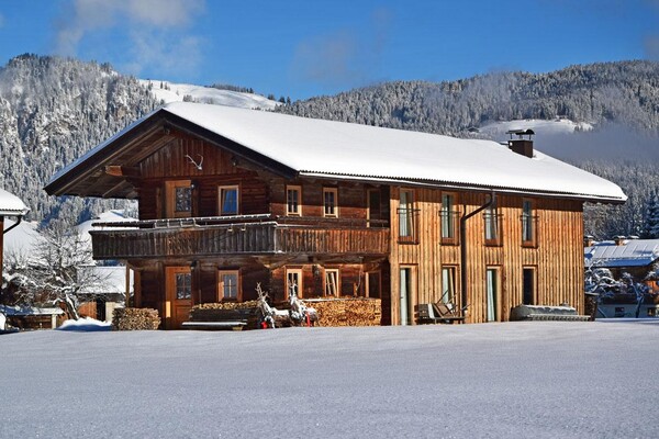 Ferienhaus Dahoam im Winter