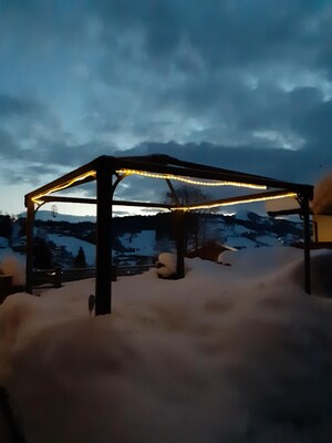 Terrasse im Winter