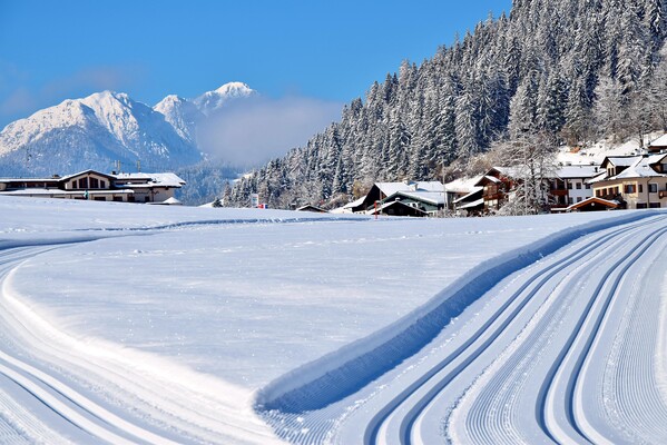 Langlaufloipe Winter Oberau Wildschönau FG Ehammer