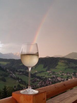 Blick auf den Wilden Kaiser_zAglers Ferienwohnungen