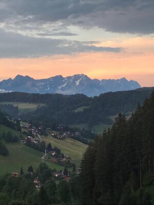 view to Wilder Kaiser mountain